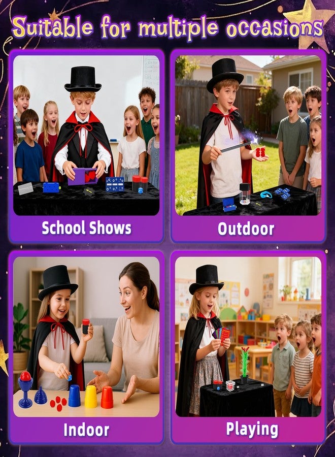 Dogern Magic Kit, Magic Tricks Includes Magic Wand and Magician Costume, Exciting Starter Magic Set Gift for Boys Girls Ages 6-12, Magic Tricks for kids, Perfect for Christmas, Halloween, and Birthday - Image 4